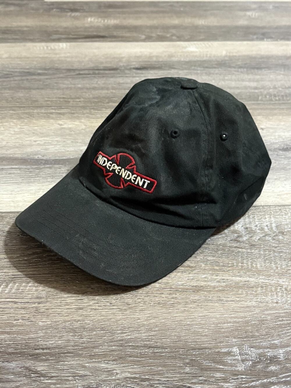 Independent Trucks Skateboard Logo Black Adjustable Hat Baseball Cap